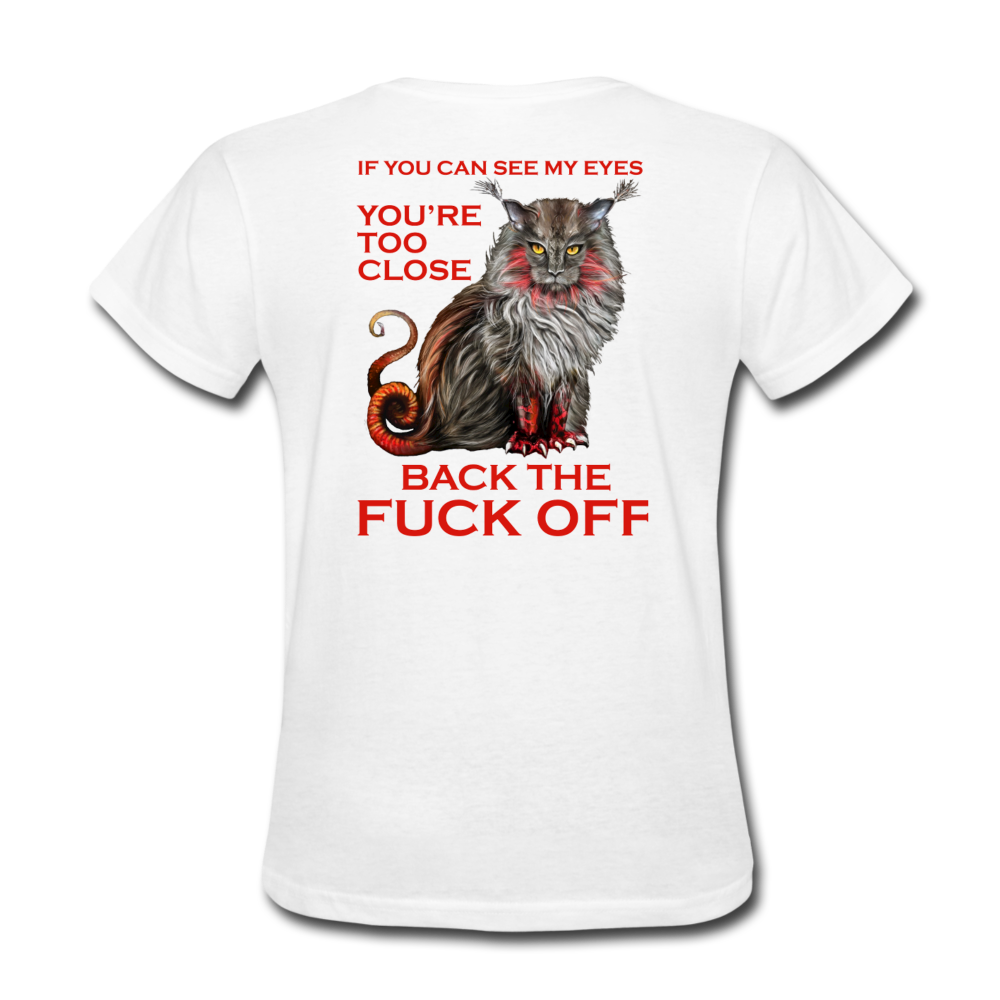Back the Fu Off - white