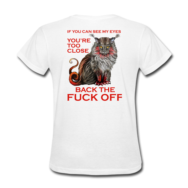Back the Fu Off - white