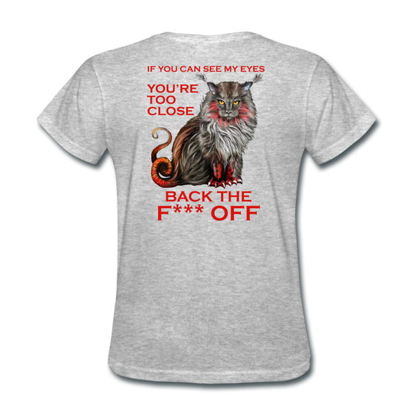 Back the F-Off - heather gray