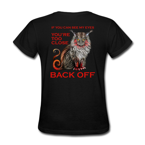 Back Off Cat - black